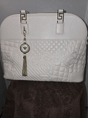 Versace Athena Barocco Quilted Nappa Vanitas Handbag